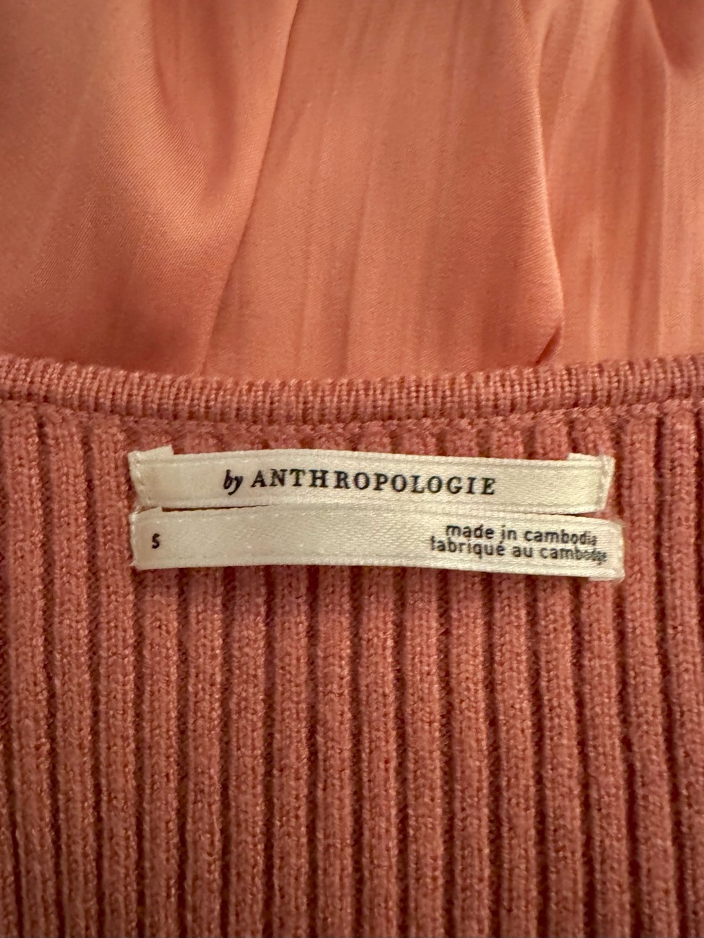 Anthropologie Thea Twofer Sweater Rib-Knit Maxi Dress in Dusty Rose - Picture 9 of 11